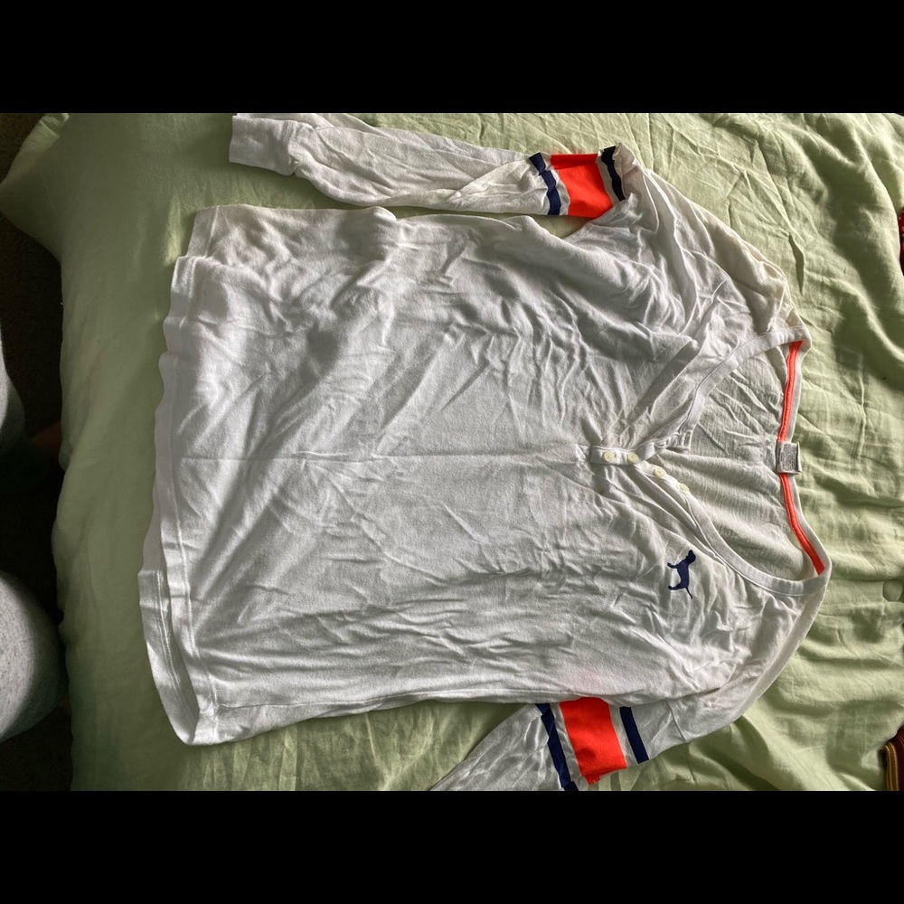pink long sleeve shirt
